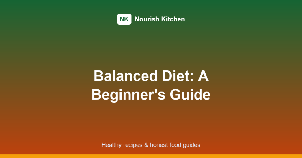 balanced diet featured image