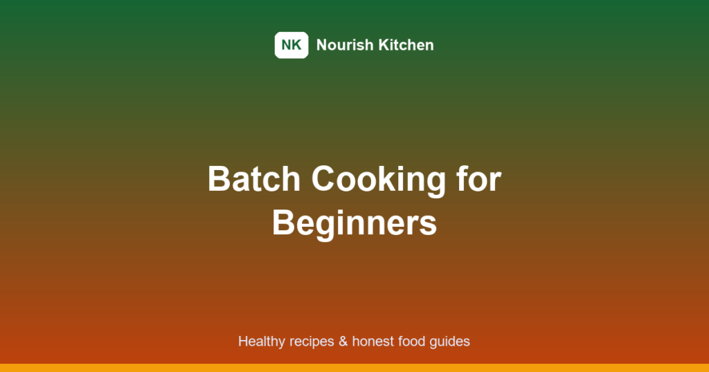 batch cooking featured image