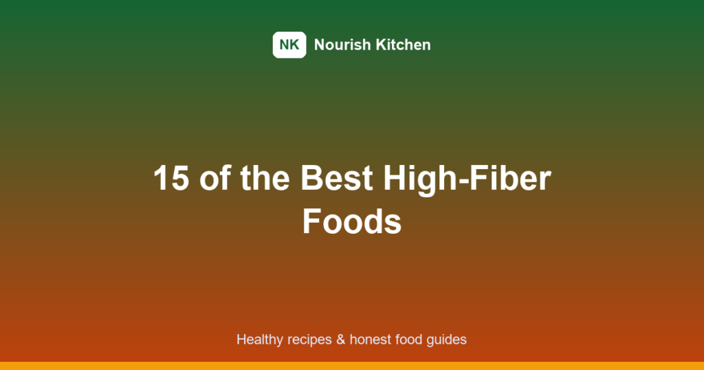 high fiber foods featured image