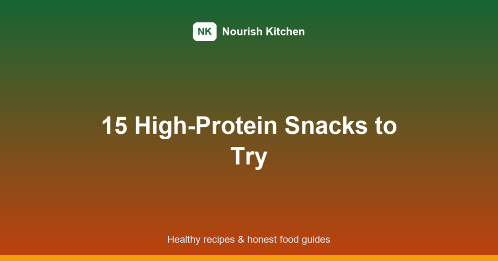 high protein snacks featured image