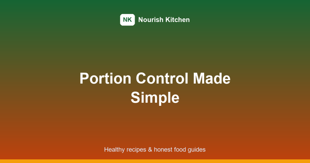 portion control featured image
