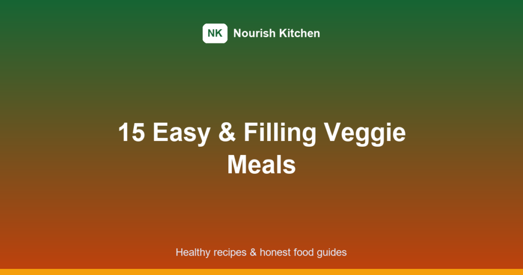 vegetarian recipes featured image